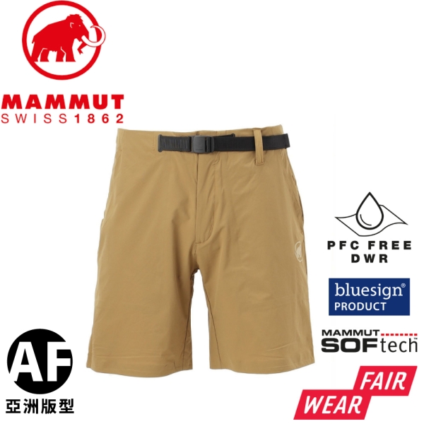 【MAMMUT 長毛象 女 Trekkers 3.0 Shorts AF 短褲《深沙褐》】1023-00481/休閒褲/健行褲