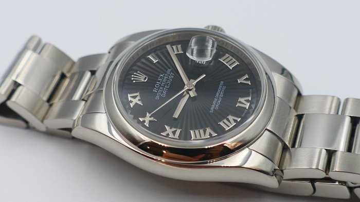 【美好時光】超罕見!勞力士ROLEX 116200黑羅馬放射紋近新美品盒單全大全配( 116234 16200 126200參考)