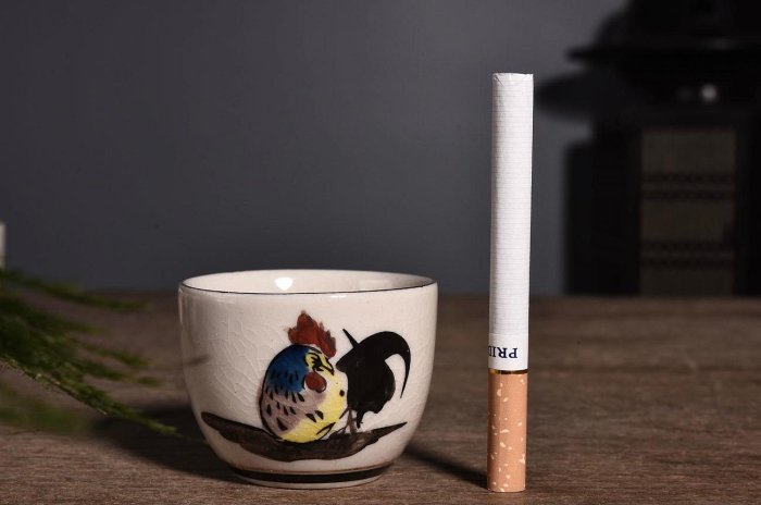 嚴選日本九谷燒功夫茶杯，琉璃釉手工彩繪生肖系列，原木盒精Pack。十二