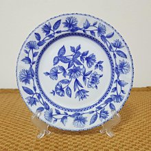 早期日本東濃名磁青花骨磁盤，日本製正品ORIENT BLUE ORIGINAL TONO