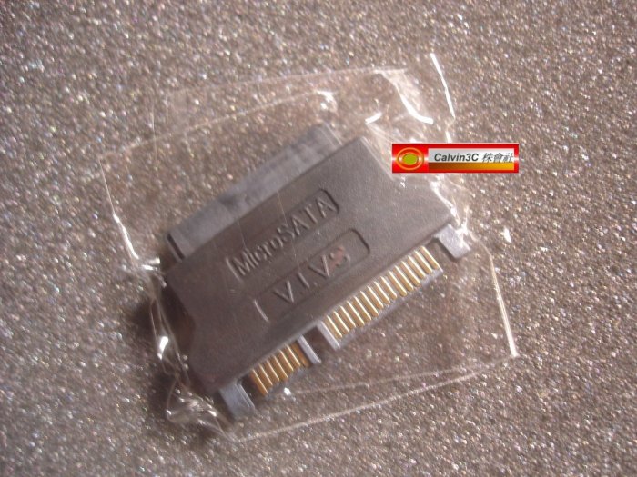 新品 MicroSATA 轉 SATA 轉接頭 可1.8吋轉接2.5吋硬碟 sata 桌上型專用 外接盒專用 靜電袋包裝