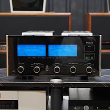 【夢響音響工作室】 漂亮雙藍錶頭 美國製 HI-END王者 MCINTOSH MC2205 立體聲後級擴大機  含香蕉端子轉接頭  一元起標