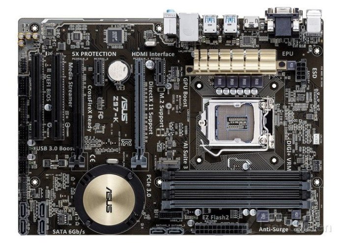 【廠家現貨直發】Asus/華碩 Z97-K Z97-P 1150 Z97全集成豪華M.2主板 DDR3主板超夯 精品