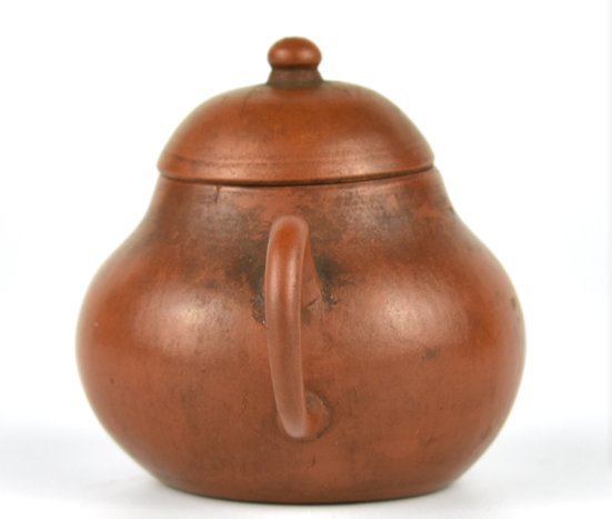 松永朱泥龍仙人文桃型水滴急須 松永朱泥龍仙人文桃型水滴急須 総辰砂桃形水滴 – Peach-