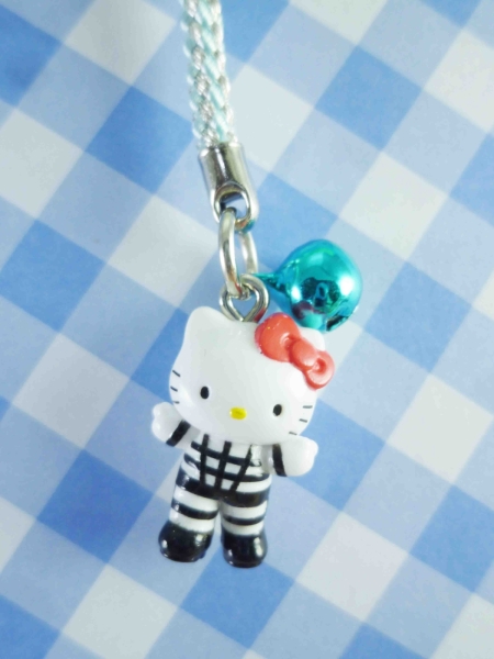 【震撼精品百貨】Hello Kitty 凱蒂貓~限定版手機吊飾-西川貴教黑