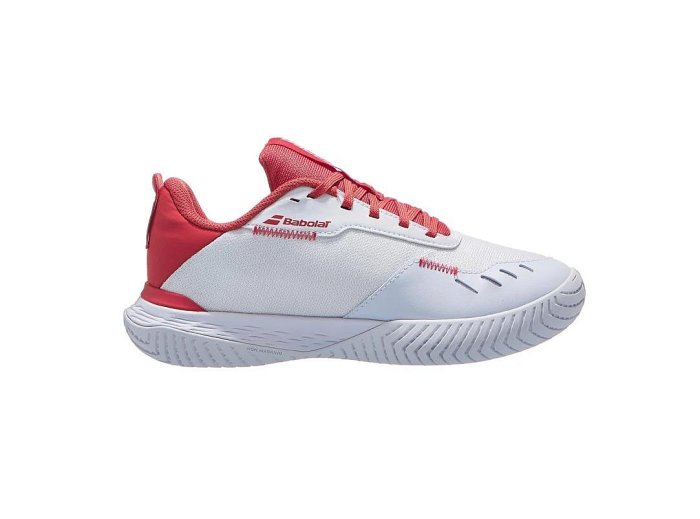 【曼森體育】Babolat SFX Evo AC 女 網球鞋 寬楦 白紅配色 適用腳寬者 全場地