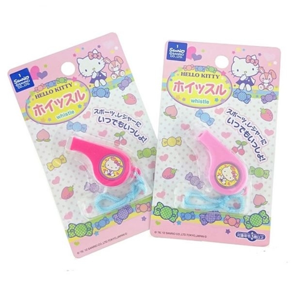 【震撼精品百貨】Hello Kitty 凱蒂貓~兒童用哨子玩具-粉/桃(共2色)#12120