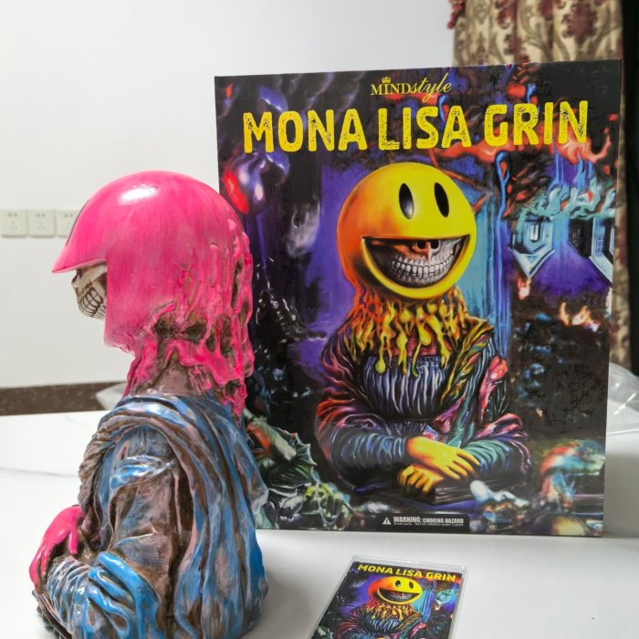 Ron English《Mona Lisa Grin》人偶公仔全新未拆封現貨售獲得藝術收藏