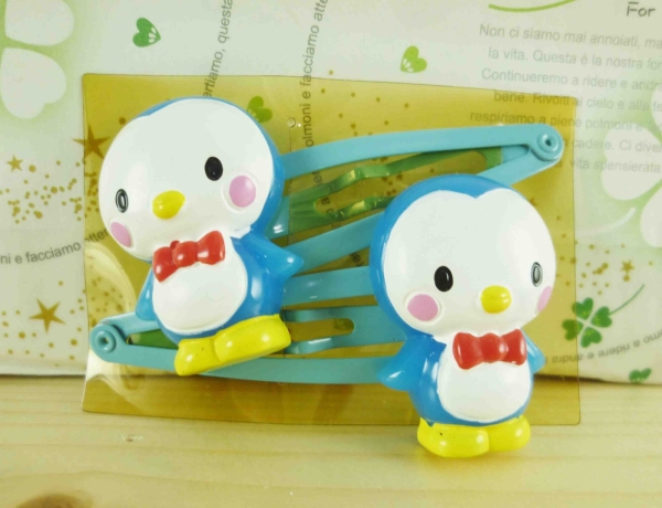 【震撼精品百貨】San-X動物家族 企鵝~造型髮夾-站