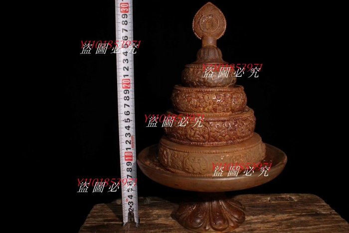 西藏古寺地宮土老水晶雕刻吉祥八寶裝舍利曼扎盤內帶大量活佛圓寂留下