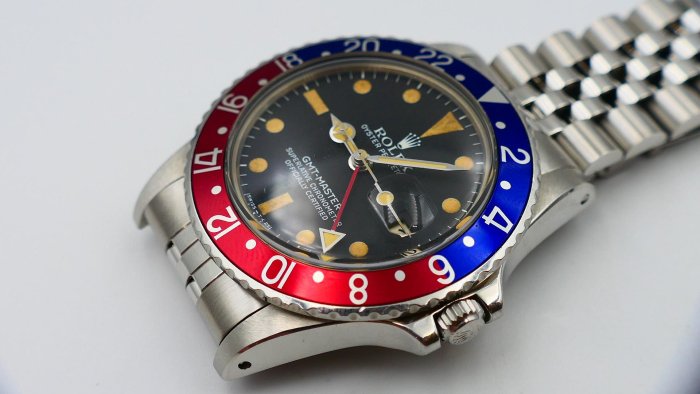 【美好時光】罕見1981年份盒單全膏藥面五珠帶GMT勞力士ROLEX 16750( 1675 16710 16700參考)