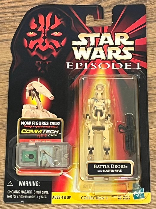 STAR WARS 星際大戰 EPS1 3.75吋角色吊卡 戰鬥機器人 刀傷版 Battle Droid