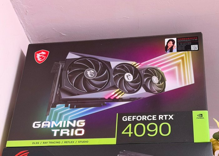 自售 二手 微星 MSI RTX 4090 GAMING X TRIO 24G RTX4090 顯示卡 三風扇 限面交