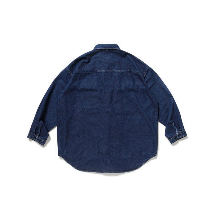 トップス 22AW WTAPS WCPO 01 LS COTTON DENIM Blue WTAPS WCPO 01 Denim Shirt | SVD