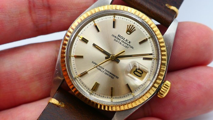 【美好時光】少見半金款銀面1973年份ROLEX勞力士經典款1601自動上鏈1570機芯 ( 16013 16233等參考）