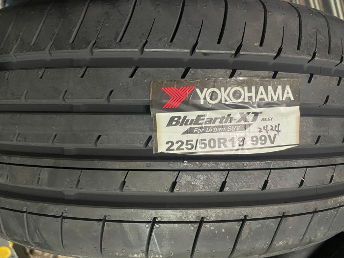 橫濱輪胎 AE61 225/50/18日製 3600條/完工 primacy5 odyssey bmw 豐田corolla cross chr LEXUS UX