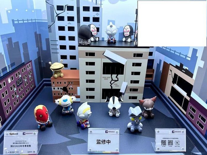 【臺北萬榮】萬代 盲盒 盒玩 POTEPOTTE-R 超人力霸王&怪獸系列  原封9入