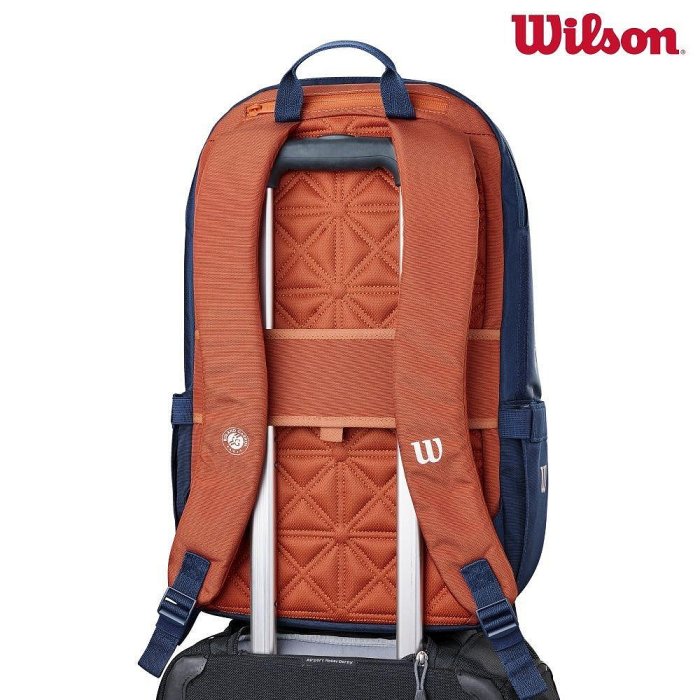 【曼森體育】Wilson ROLAND GARROS 2026 SESSIONSOIRE BACKPACK 後背包 海軍藍 法網系列