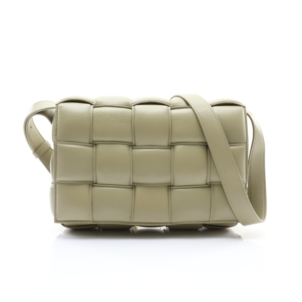 BOTTEGA VENETA BV 寶緹嘉 Padded Cassette 肩背包 鼠尾草綠 羊皮 591970 【二手名牌BRAND OFF】