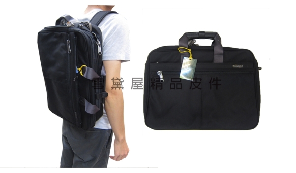 ~雪黛屋~YESON 公事包後背超大容量A4資夾電腦主袋+外袋共四層高單數防水尼龍布Y7050