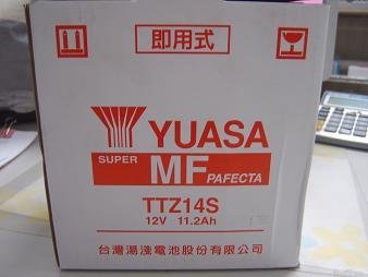 [新莊實體店面]~YUASA TTZ14S (GTZ14S) ,TTZ12S 加強,另售12N14-3A