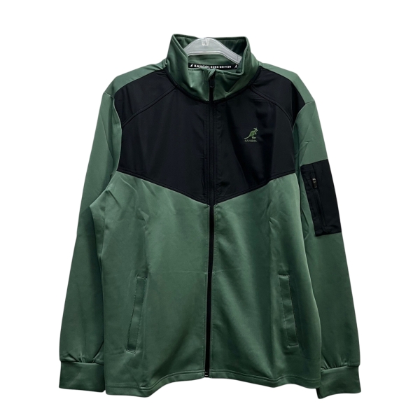 KANGOL 外套 綠黑 立領 教練外套 男 6055140572