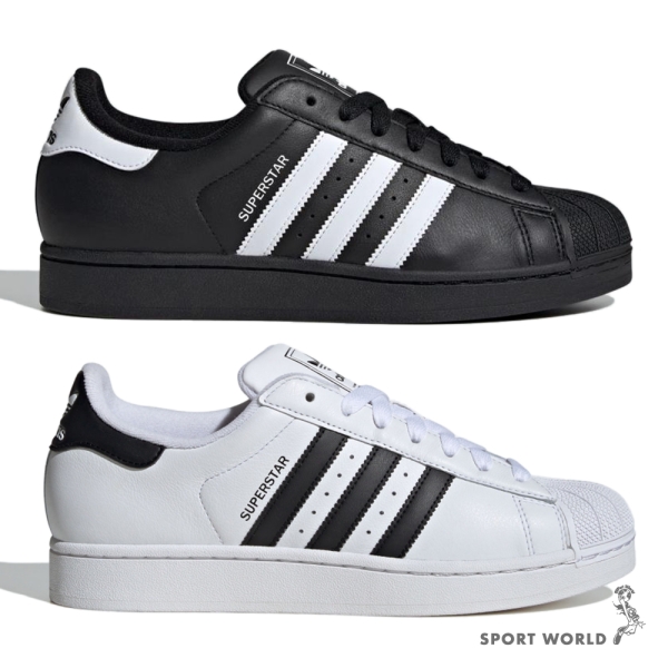 Adidas 休閒鞋 男鞋 女鞋 宋雨琦代言款 SUPERSTAR II 黑/白【運動世界】JI0079/IH8659
