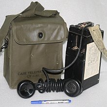 免運費--少有..美國60年代軍用(國軍)野戰有線電話EE-8 .. | Yahoo拍賣
