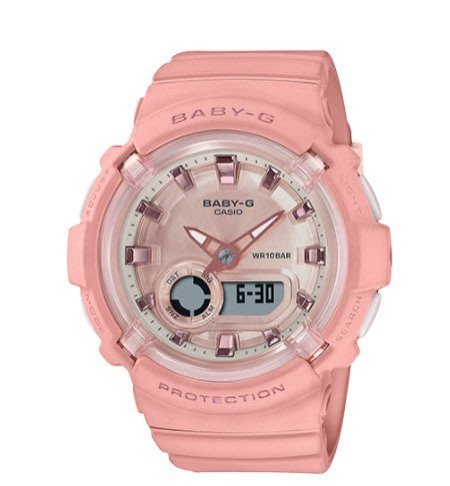 CASIO BABY G 繽紛果凍運動雙顯錶腕 BGA-280-4A
