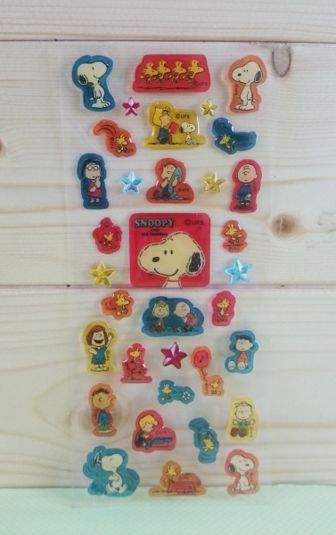 【震撼精品百貨】史奴比Peanuts Snoopy ~貼紙 透明 星星