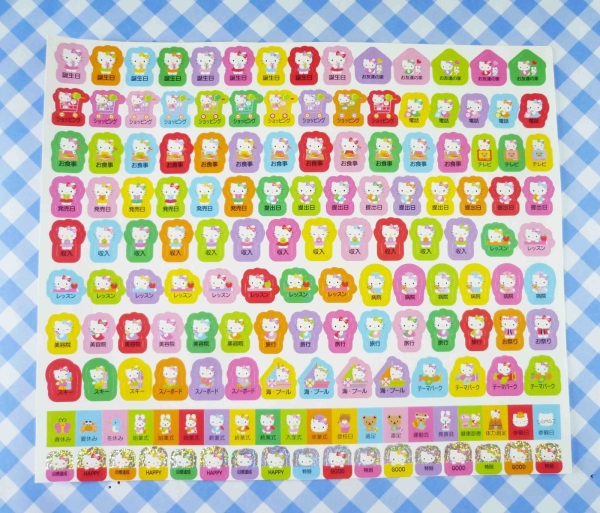 【震撼精品百貨】Hello Kitty 凱蒂貓~重點貼紙-生日(粉紫M)