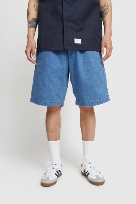 希望商店】【✓寄賣商品】WTAPS TUCK 01 SHORTS 21SS 水洗牛仔