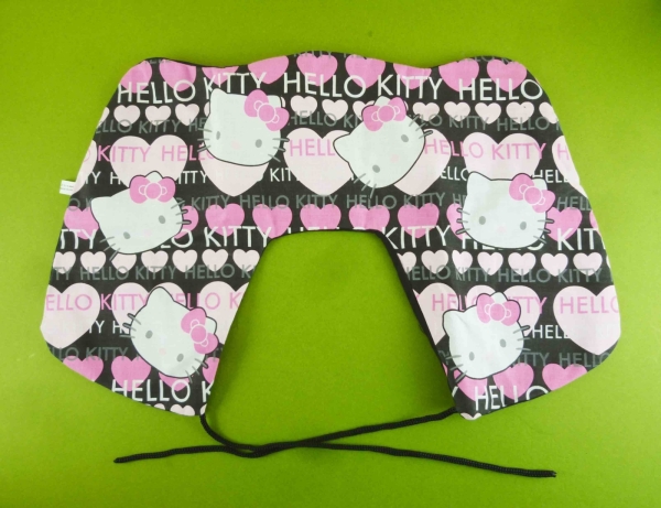 【震撼精品百貨】Hello Kitty 凱蒂貓~旅用頸枕~黑【共1款】