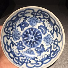 明代青花纏枝花卉紋盤直徑13.5公分現代嚴選古瓷推薦花卉紋樣精緻完美品