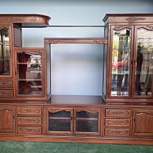 【永茂二手家具館】新竹台北中古傢俱二手中古家電*RD41401*紅木電視櫃*客廳家具 隔間櫃 置物櫃 收納櫃 矮櫃 邊櫃