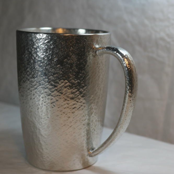 錫製杯洗　17cm　428g OSAKA SUZUKI~大阪錫器~17-4-1~jb3~錫杯~啤酒杯~400ml~手工精製~日本製