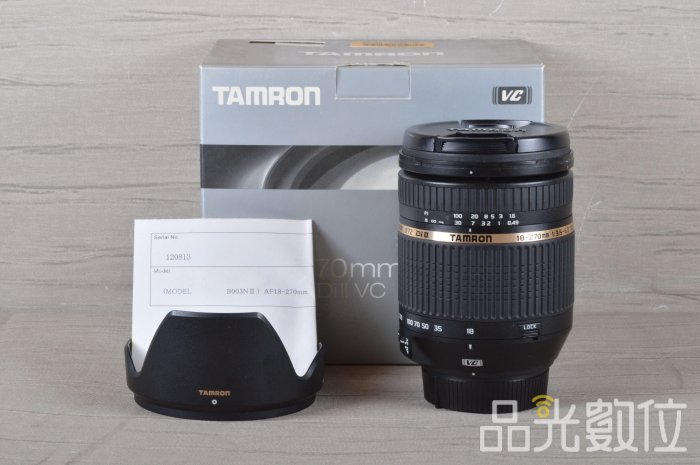 【品光數位】TAMRON 18-270mm F3.5-6.3 B003 VC For NIKON #130670T
