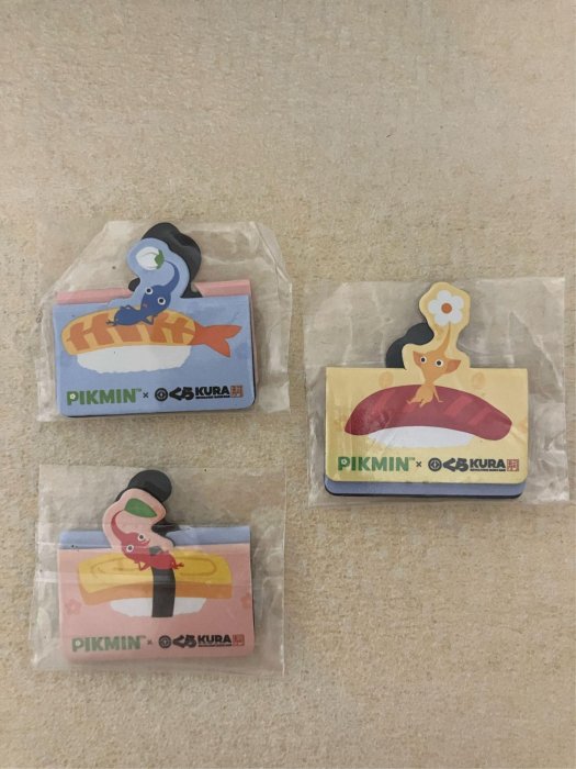 皮克敏藏壽司聯名書籤磁鐵