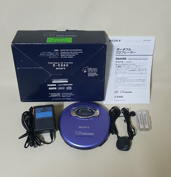 SONY D-E660 整套含盒-20周年限定款-美品-良品| Yahoo拍賣
