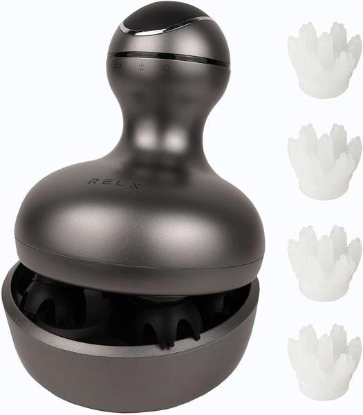 【日本代購】RELX 電動頭部按摩 美容儀 太空黑