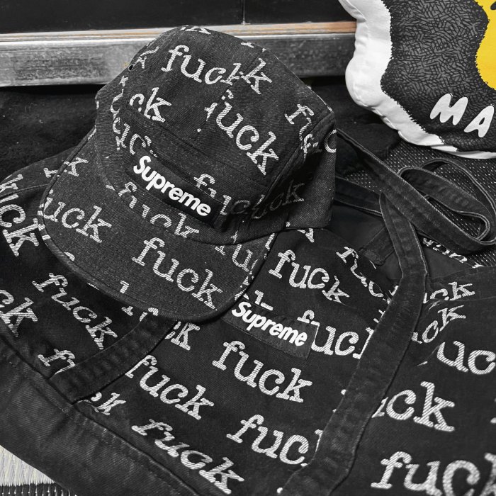 帽子 Supreme 13SS Fuck Denim Camp Cap shopbring_9224k120194