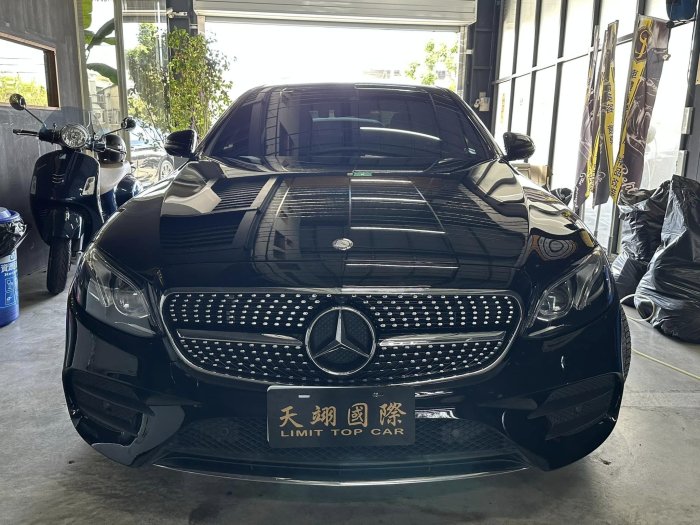 【天翊國際】BENZ W213 E300 E43 滿天星 亮黑款 水箱罩