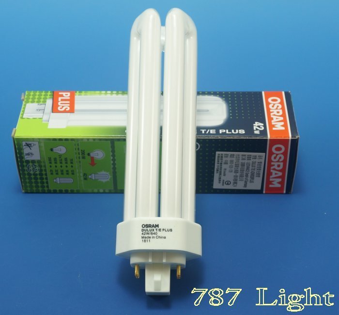 PLT燈管歐司朗OSRAM DULUX T/E 42W/840 4000K 暖白色GE 3U 三極光