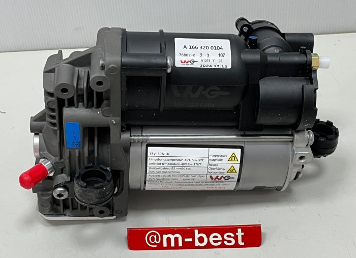 BENZ W166 ML GLE X166 GL GLS W292 C292 避震器 打氣 空氣 氣壓 泵浦 幫浦 邦浦 (OEM全新品) 1663200104