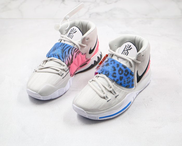 nike kyrie 6 animal print vast grey