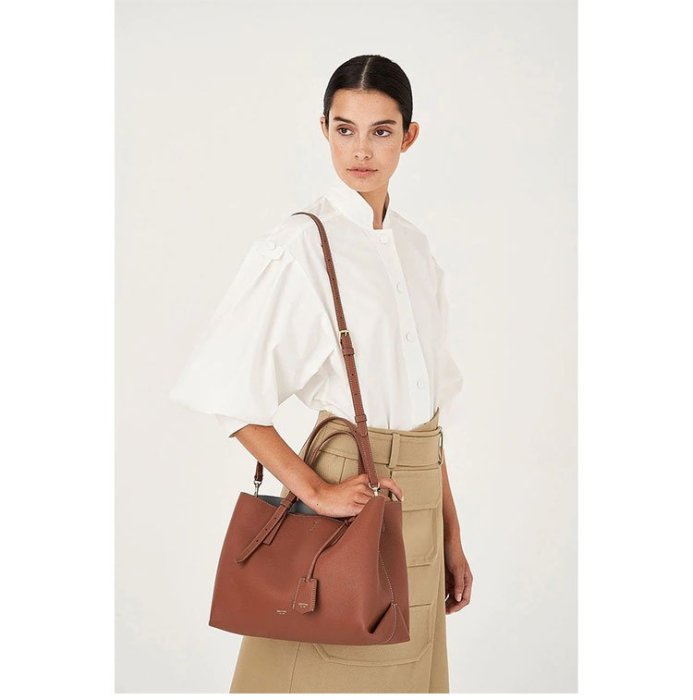 ╭☆包媽子店☆Oroton 澳洲輕奢品牌牛皮 Margotday通勤包((現貨台灣))2色