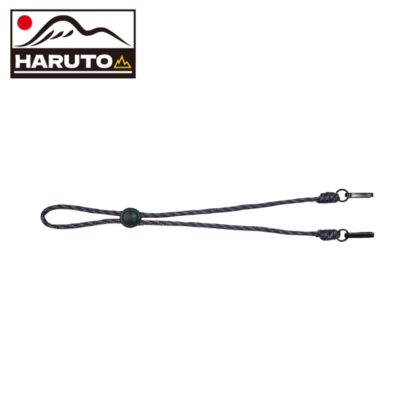 【HARUTO 帽繩《藍紅》】FHT099/通用帽帶/口罩掛繩/可拆調節式