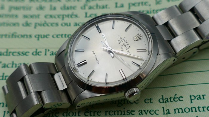 【美好時光】1989年份ROLEX勞力士5500自動上鏈Air KING有原始保單 ( 1601 1500 14000等參考)