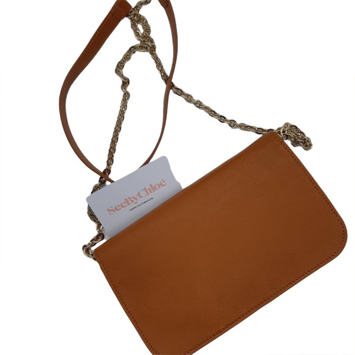 【See by Chloe】經典不敗款 Rosita  蝴蝶結金屬防刮皮革斜背/側背兩用包