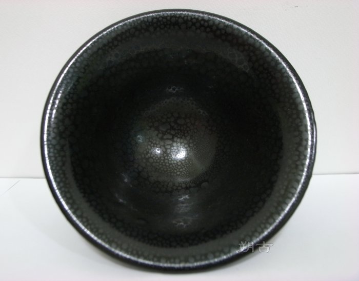 朔古玩賞＝《珍稀古瓷》明山西懷仁窯銀油滴天目盞茶盞(已讓藏